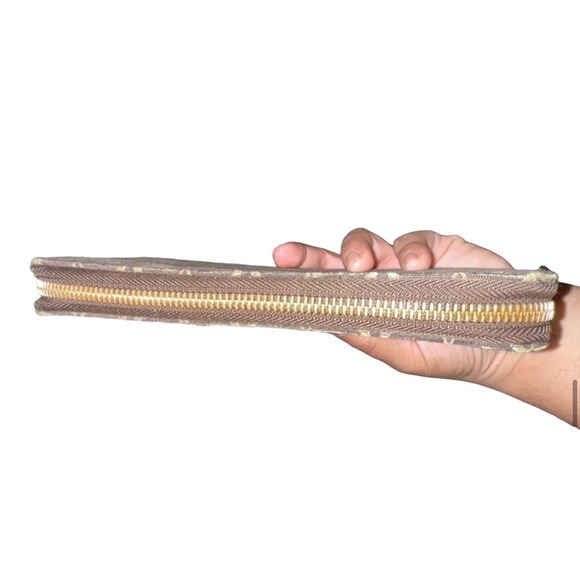 Louis Vuitton Mini Lin Ebene Zippy Wallet w/ COA - Picture 4 of 9